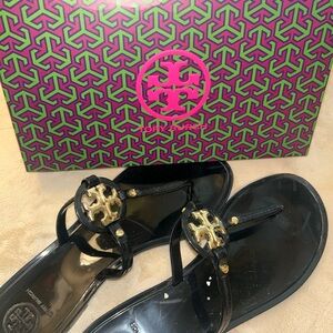 Tory Burch Black Mini Miller Sandals